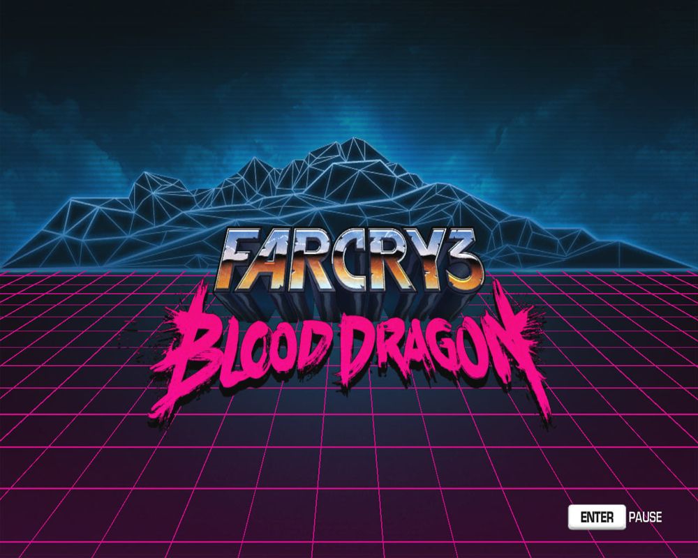 Far Cry 3: Blood Dragon (Windows) screenshot: Title screen