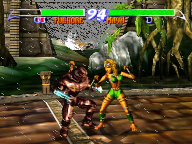 Killer Instinct Gold (Nintendo 64) screenshot: Fulgore vs Maya