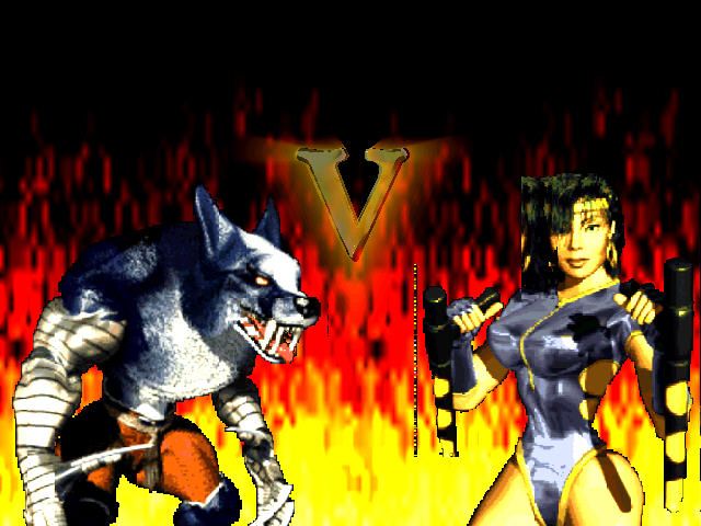 Killer Instinct Gold (Nintendo 64) screenshot: Wolf hungry.