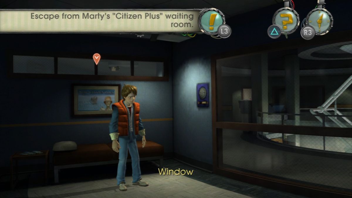 Back to the Future: The Game (PlayStation 3) screenshot: Episode 4 - What is this place?