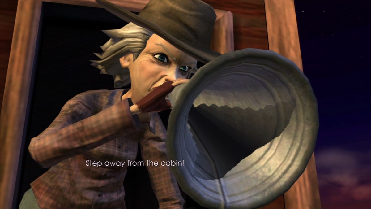 Back to the Future: The Game (PlayStation 3) screenshot: Episode 5 - Yet another crazy Edna to deal with.