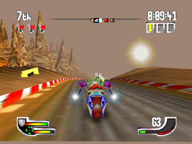 Extreme-G (Nintendo 64) screenshot: Special bonus