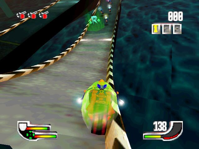 Extreme-G (Nintendo 64) screenshot: I'm too slow