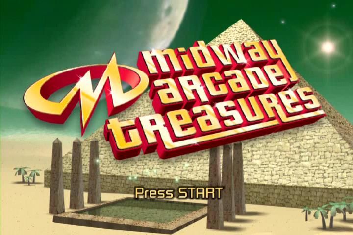 Midway Arcade Treasures (Xbox) screenshot: Title screen