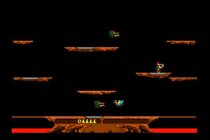 Midway Arcade Treasures (Xbox) screenshot: Joust