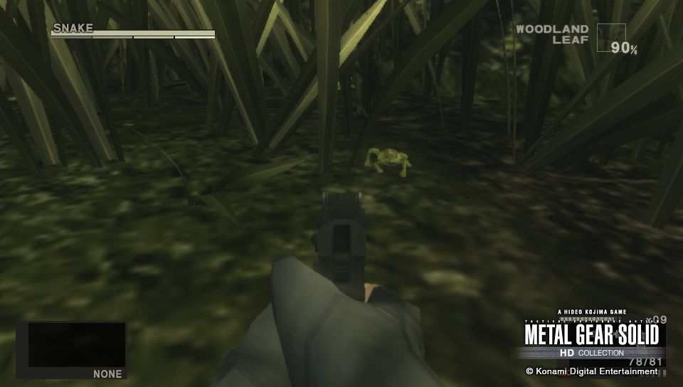 Metal Gear Solid 3: Subsistence (PS Vita) screenshot: Flora and fauna is as alive as ever, most of it edible too.