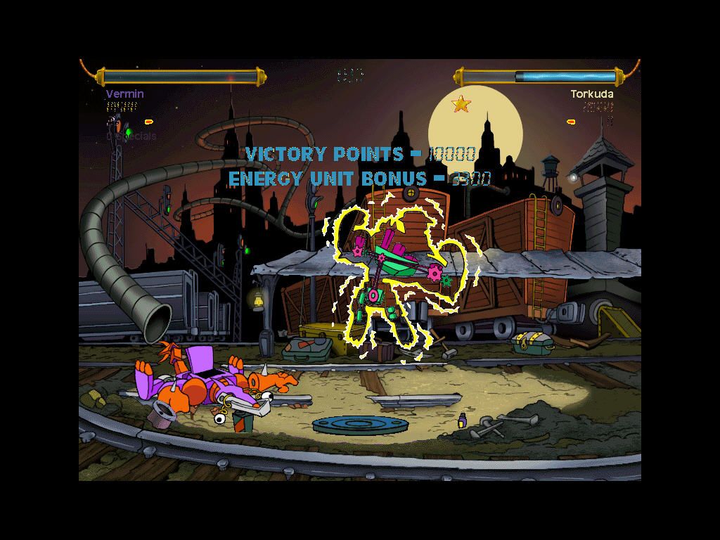 Battle Beast (Windows) screenshot: Vermin lost battle