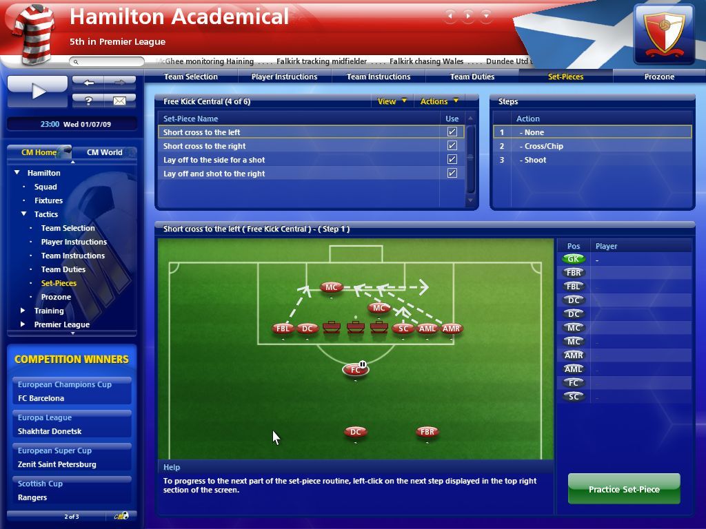 Championship Manager 2010 no Steam