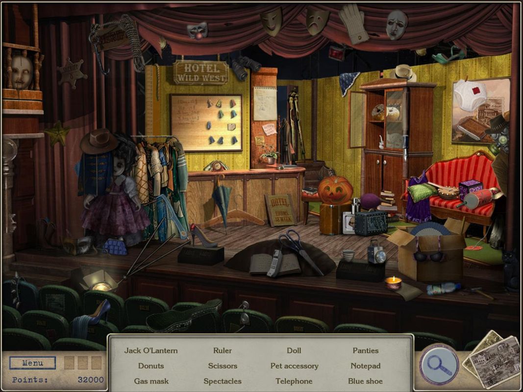 Letters from Nowhere 2 (Windows) screenshot: Theatre - objects