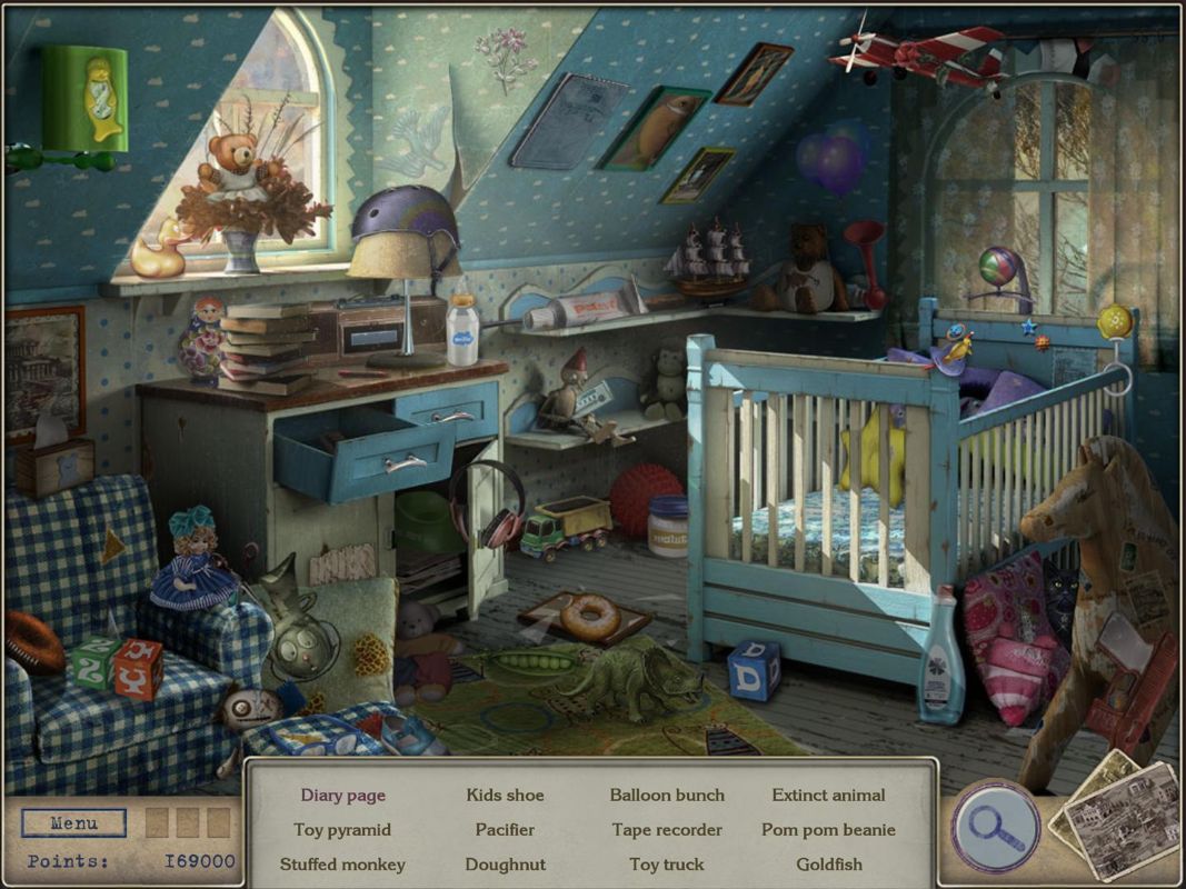 Letters from Nowhere 2 (Windows) screenshot: Nursery – objects