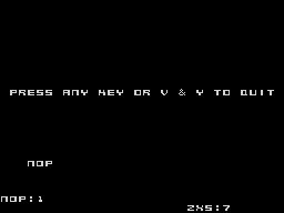 Lazer Bykes (ZX Spectrum) screenshot: Extra options