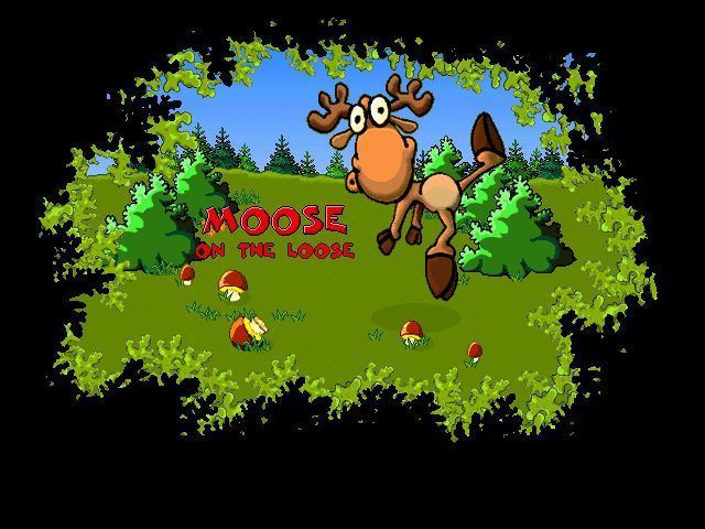 Melker: The Elk Hunt (Windows) screenshot: The game's title screen