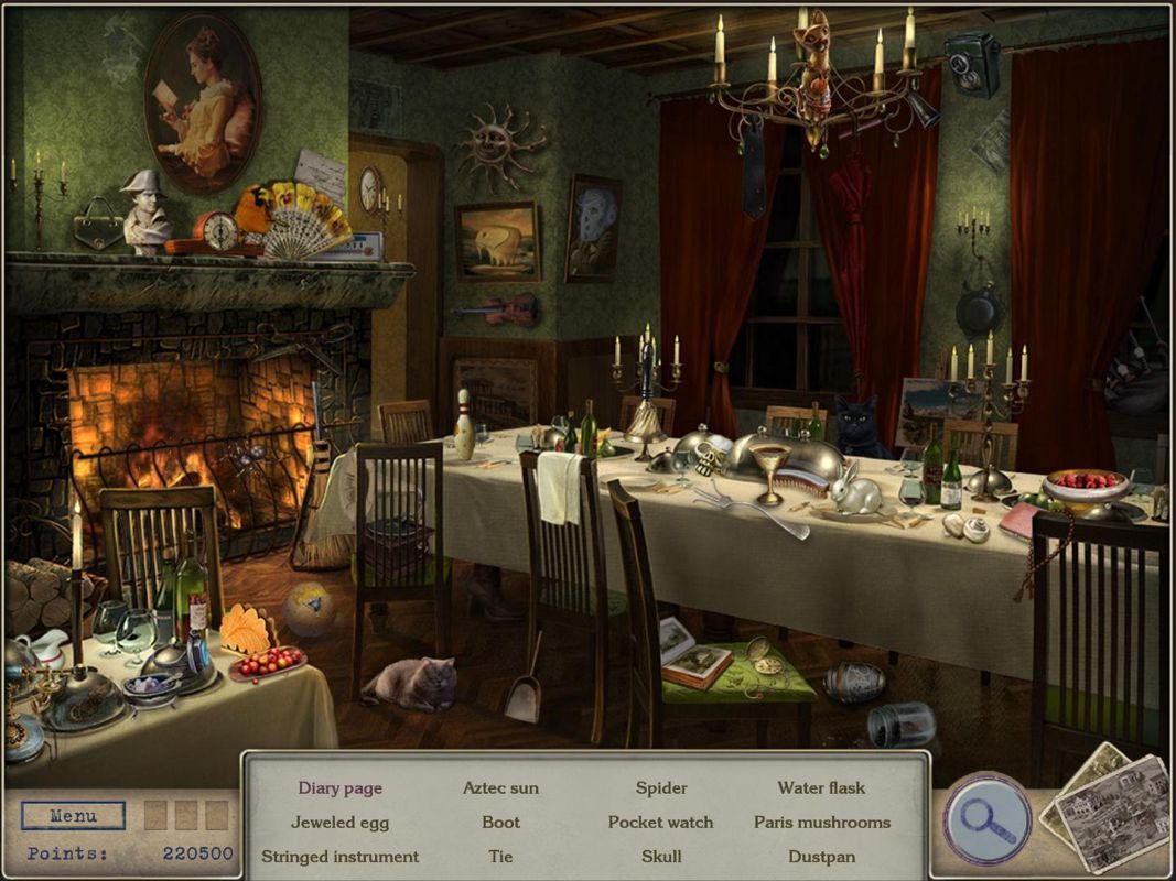 Letters from Nowhere 2 (Windows) screenshot: Dining Room – objects