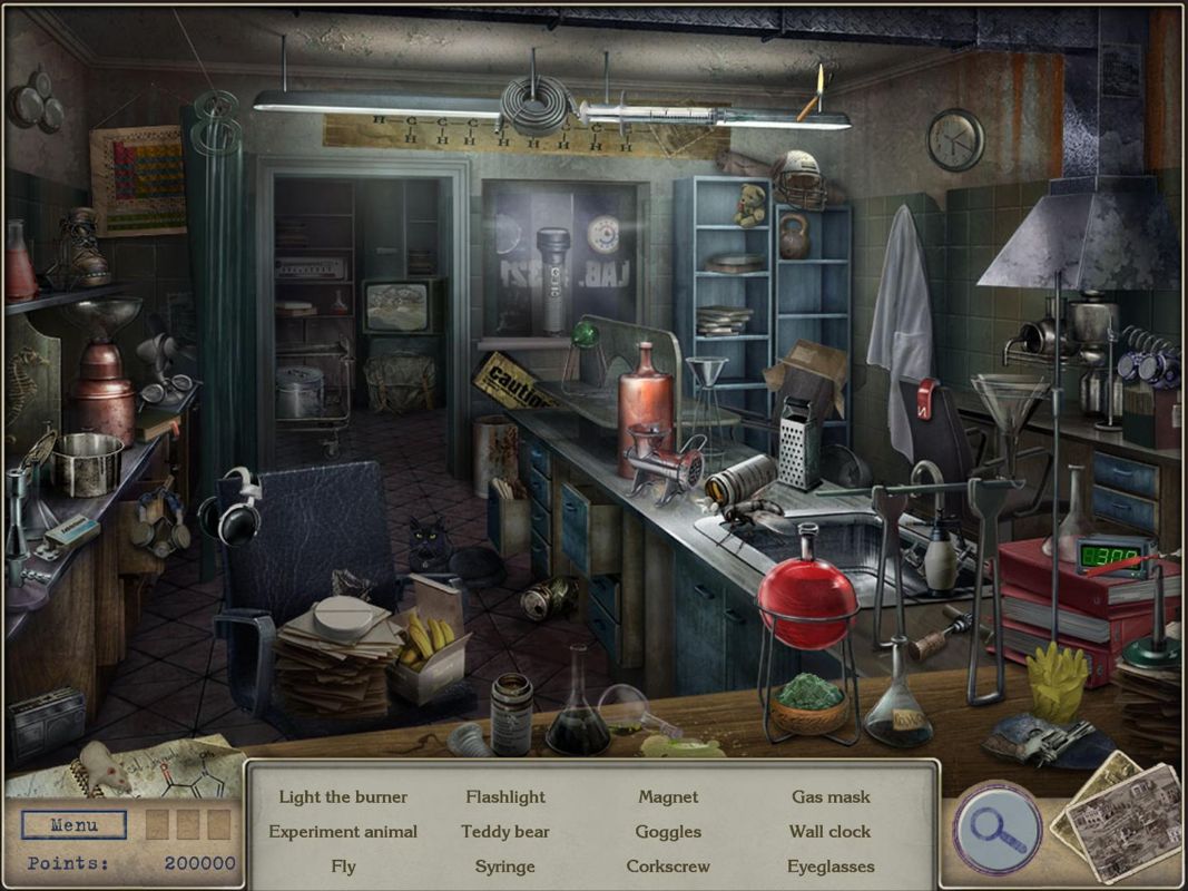 Letters from Nowhere 2 (Windows) screenshot: Laboratory – objects