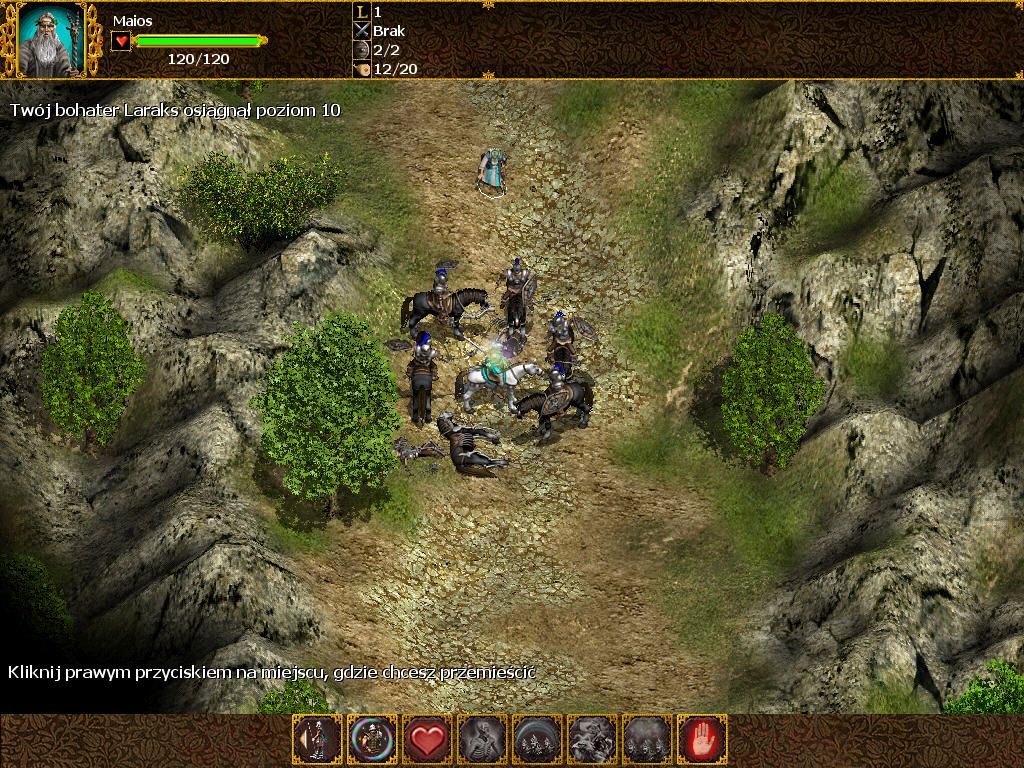 Celtic Kings: Rage of War (Windows) screenshot: Hero can easily kill that bastards