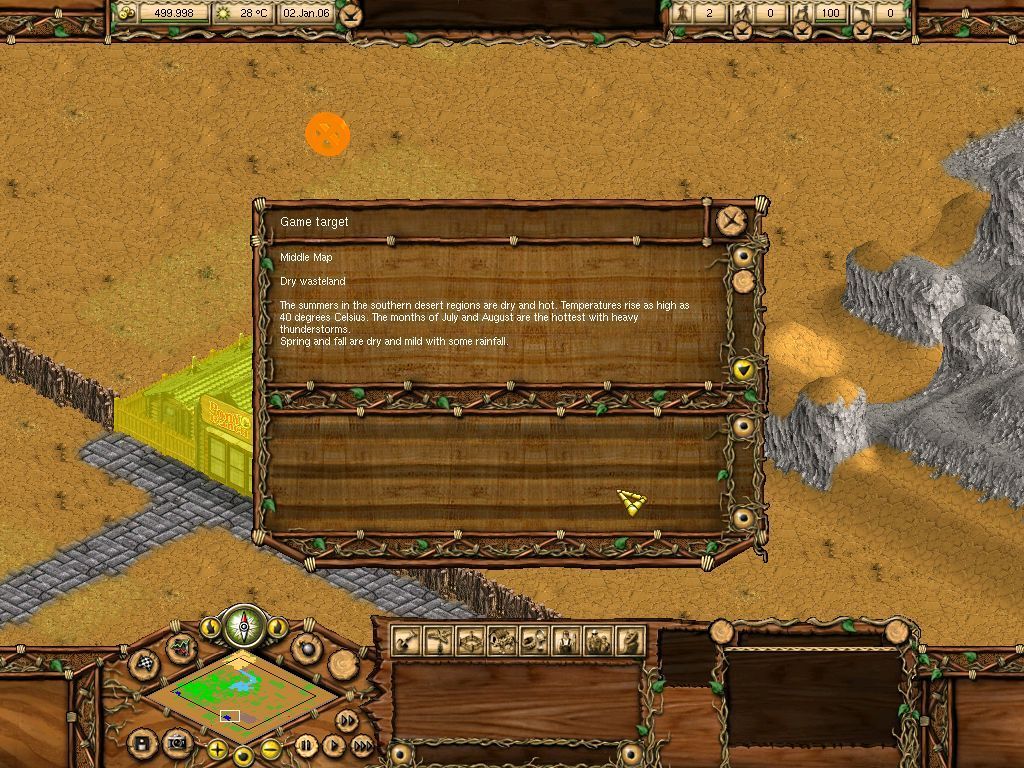 Pony Ranch (Windows) screenshot: Free Play on a farm in Arizona. There is no target to be achieved here.