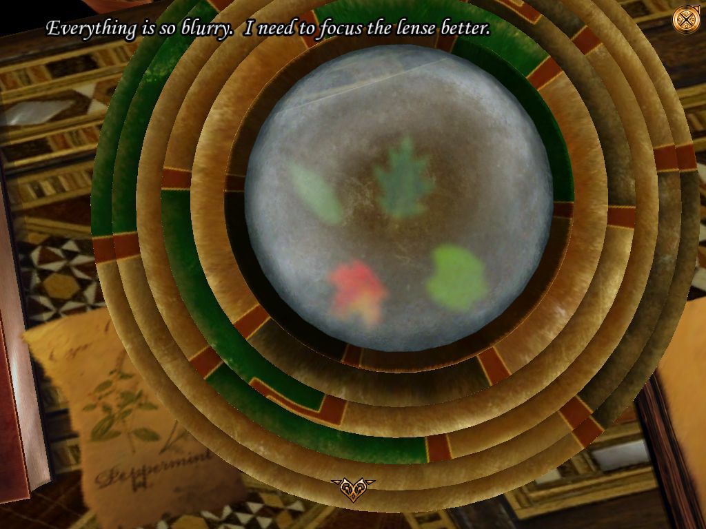 The Stroke of Midnight (iPad) screenshot: Garden magnifier puzzle