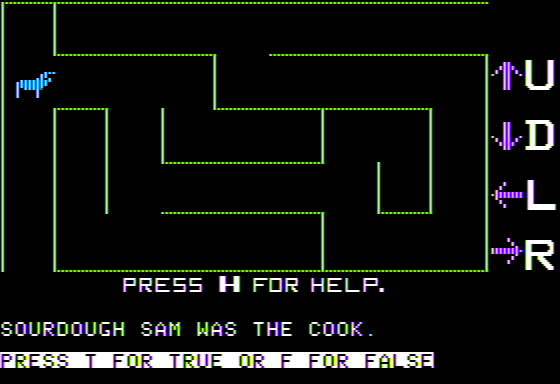 Paul Bunyan (Apple II) screenshot: Poxy Ox