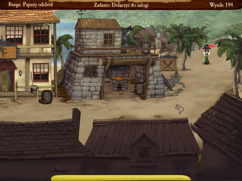 Jolly Rover (Windows) screenshot: In town