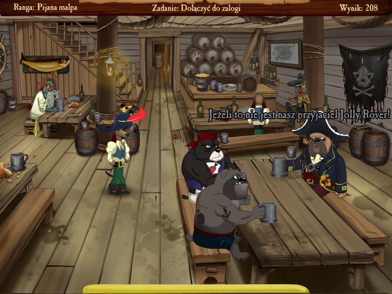 Jolly Rover (Windows) screenshot: In Inn