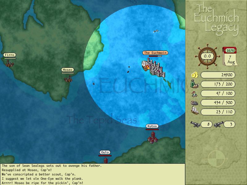 The Euchmich Legacy (Windows) screenshot: Attack on Euchmain