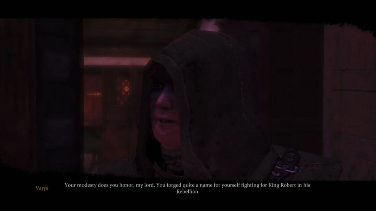 Game of Thrones (Xbox 360) screenshot: Varys schemes as usual
