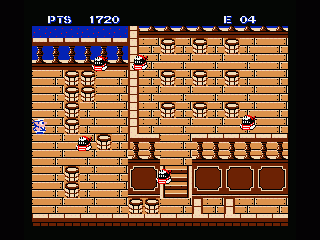 Higemaru Makaijima: Nanatsu no Shima Daibōken (MSX) screenshot: and knock out the pirates