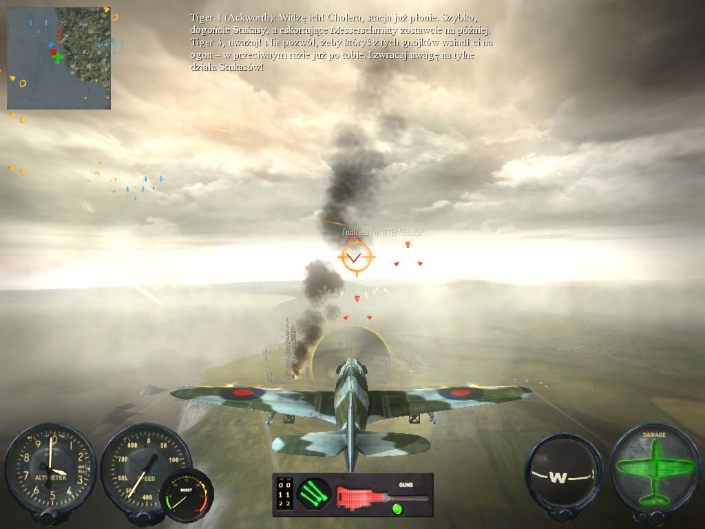 Combat Wings: Battle of Britain (Windows) screenshot: Junkers "Stuka".