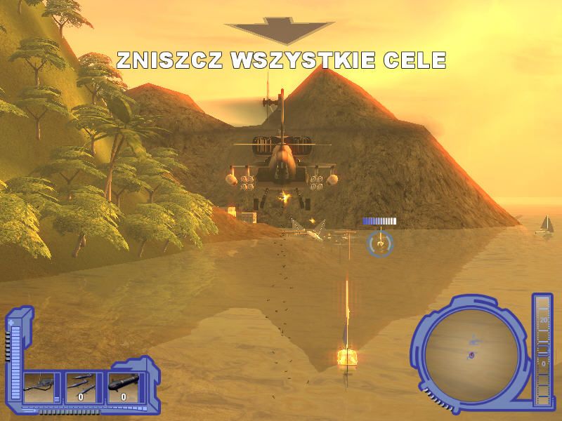 Helicopter Strike Force (Windows) screenshot: Destroy all targets