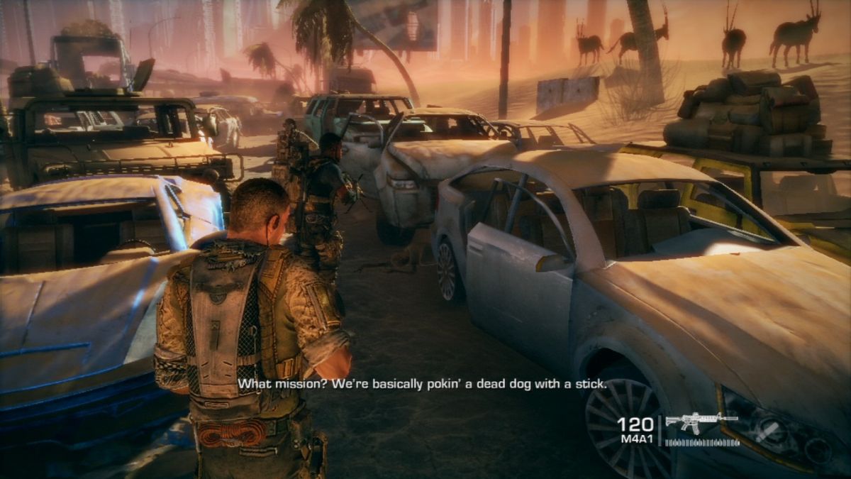 Spec Ops: The Line (PlayStation 3) screenshot: Animals seem to be alright, though.