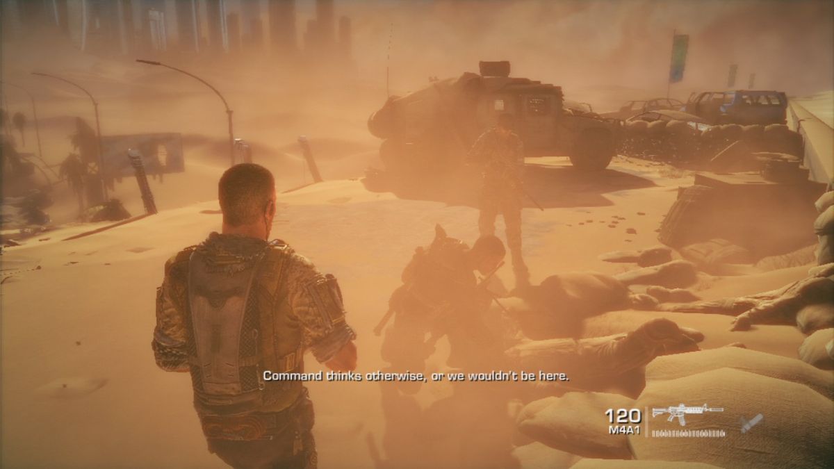 Spec Ops: The Line (PlayStation 3) screenshot: Did sandstorm really do all this?