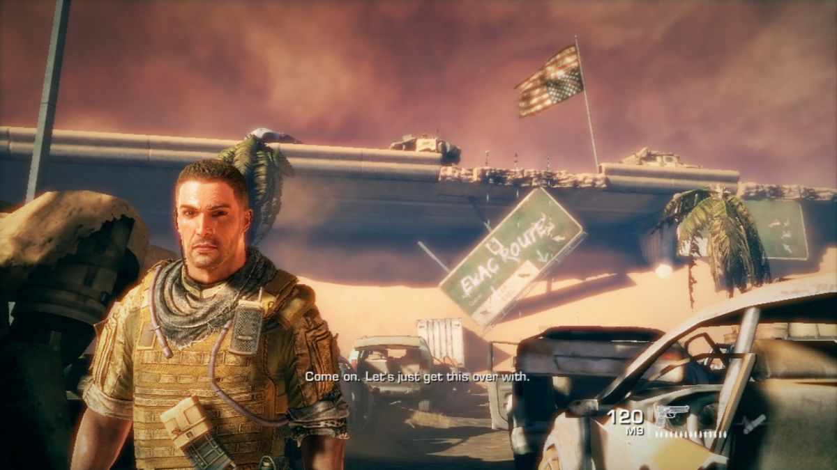 Spec Ops: The Line (PlayStation 3) screenshot: You can freely rotate the camera to check your surroundings.