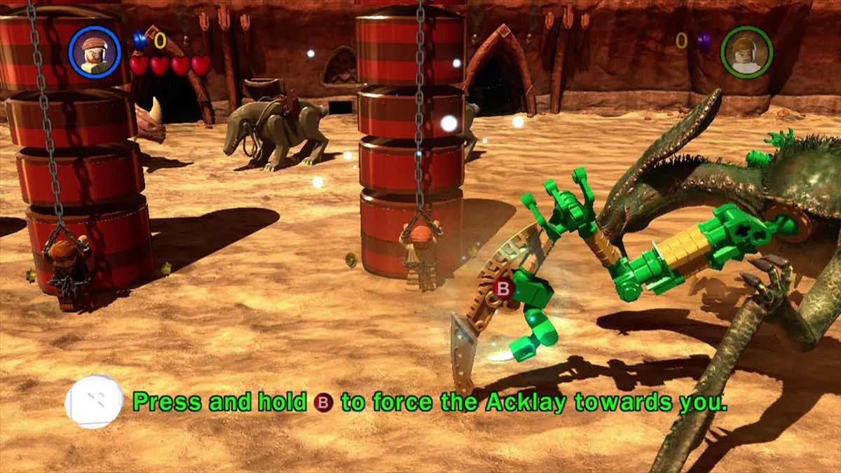 LEGO Star Wars III: The Clone Wars (Xbox 360) screenshot: Ingame tutorial