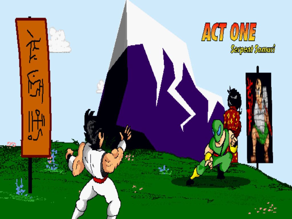 Dragon Ninja Saga (Windows) screenshot: Act One