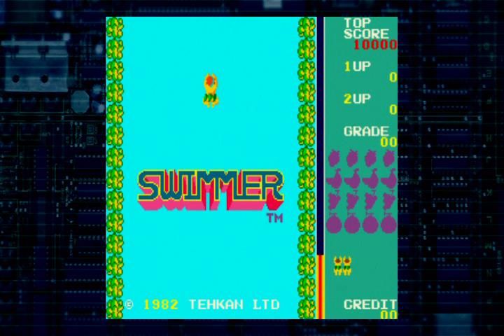 Tecmo Classic Arcade (Xbox) screenshot: Swimmer start screen