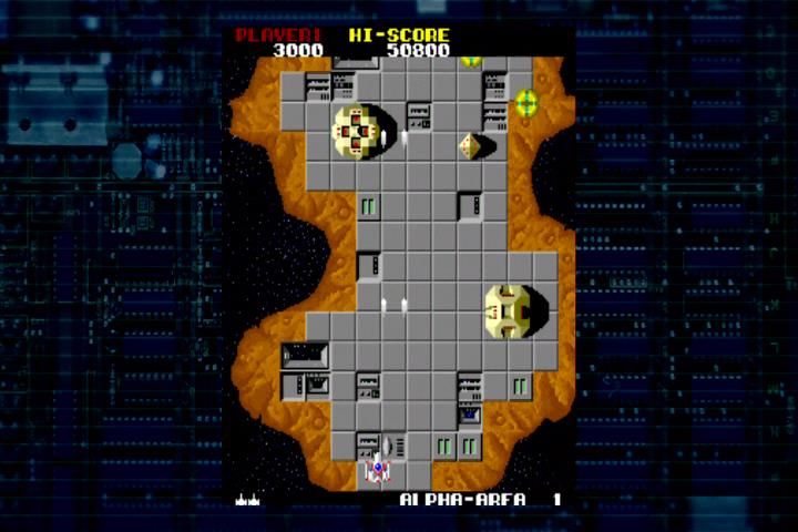 Tecmo Classic Arcade (Xbox) screenshot: Star Force game play