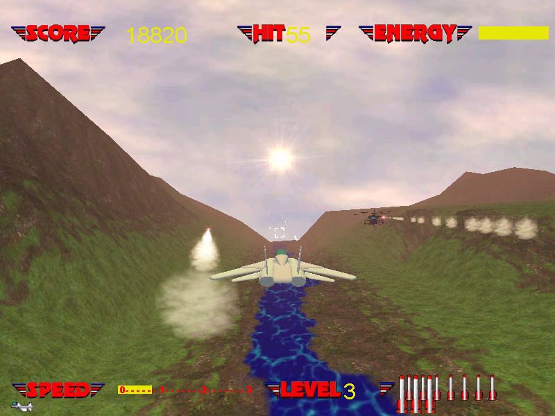 After Burner 3D (Windows) screenshot: Helicopter