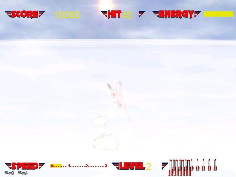 After Burner 3D (Windows) screenshot: I can't see anything