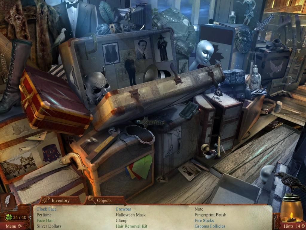 Screenshot of Midnight Mysteries: Haunted Houdini (iPad, 2012) - MobyGames