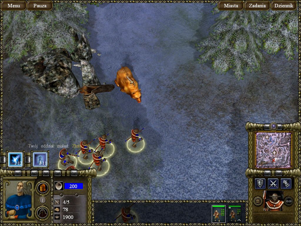Battle Mages: Sign of Darkness (Windows) screenshot: Wild bear