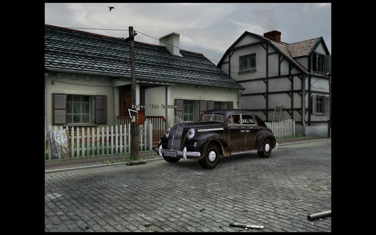 A Stroke of Fate: Operation Valkyrie (Windows) screenshot: Car with driver, ready to take you anywhere