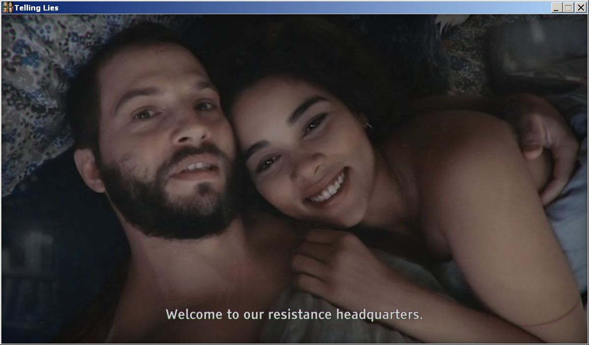 Telling L!es (Windows) screenshot: David and Ava together