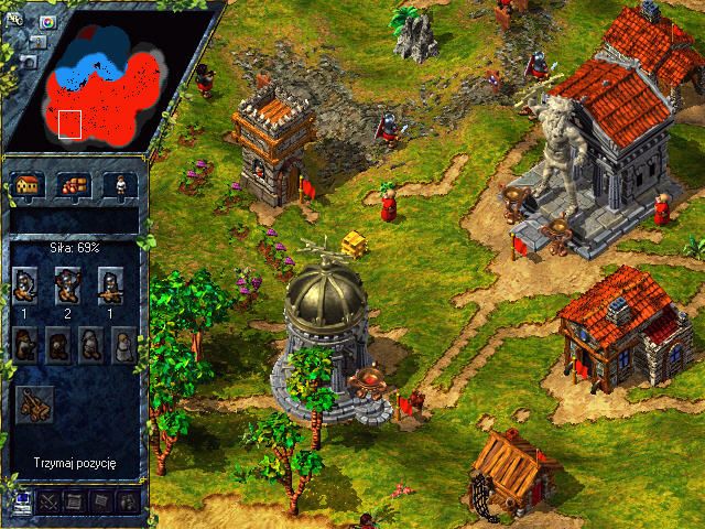 The Settlers III (Windows) screenshot: Temples