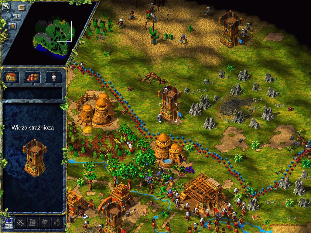 The Settlers III (Windows) screenshot: I lost tower...