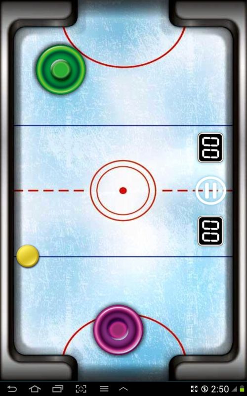 Screenshot of Air Hockey (Android, 2012) MobyGames