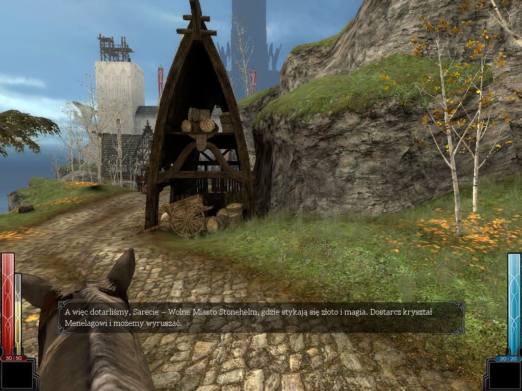 Dark Messiah: Might and Magic (Windows) screenshot: I'm On A Horse