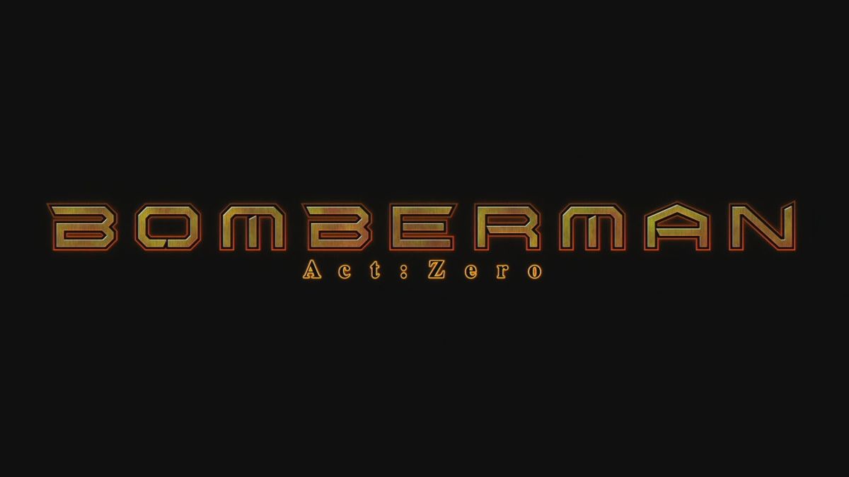 Bomberman: Act:Zero (Xbox 360) screenshot: Main title.