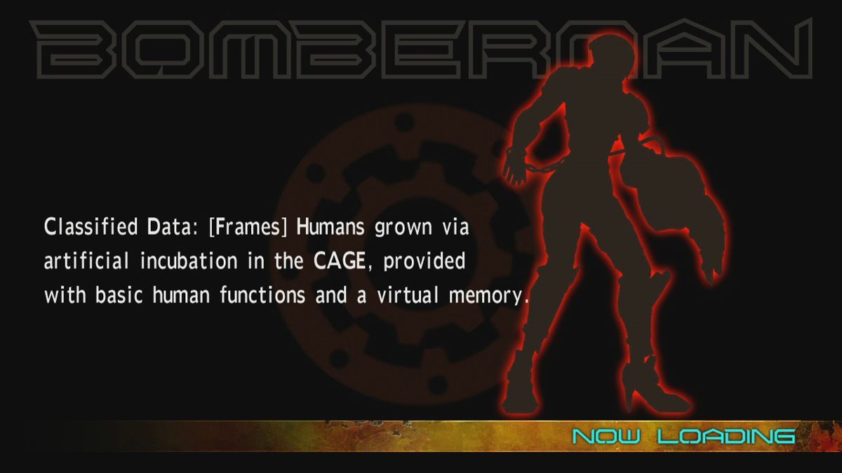 Bomberman: Act:Zero (Xbox 360) screenshot: Loading screen provides random info.