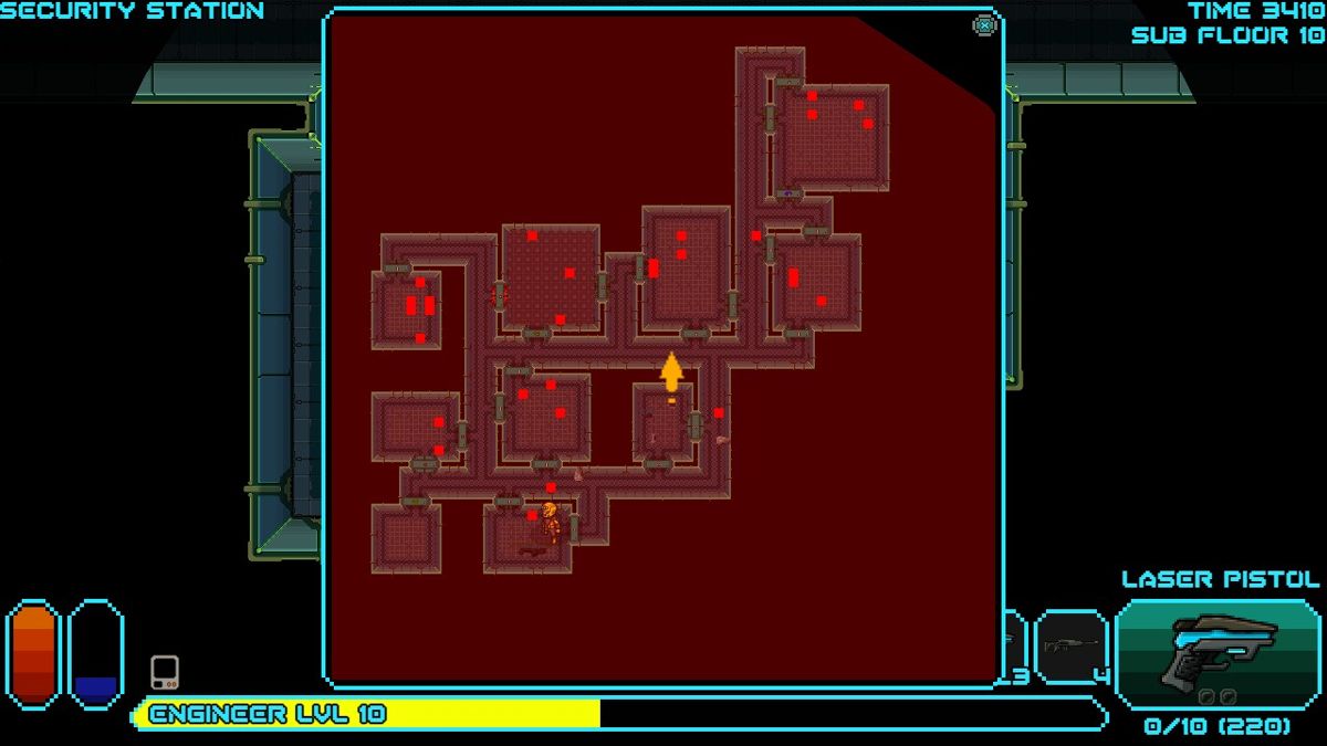 Sword of the Stars: The Pit (Windows) screenshot: When activated, it gives the detailed location of all enemies in the level