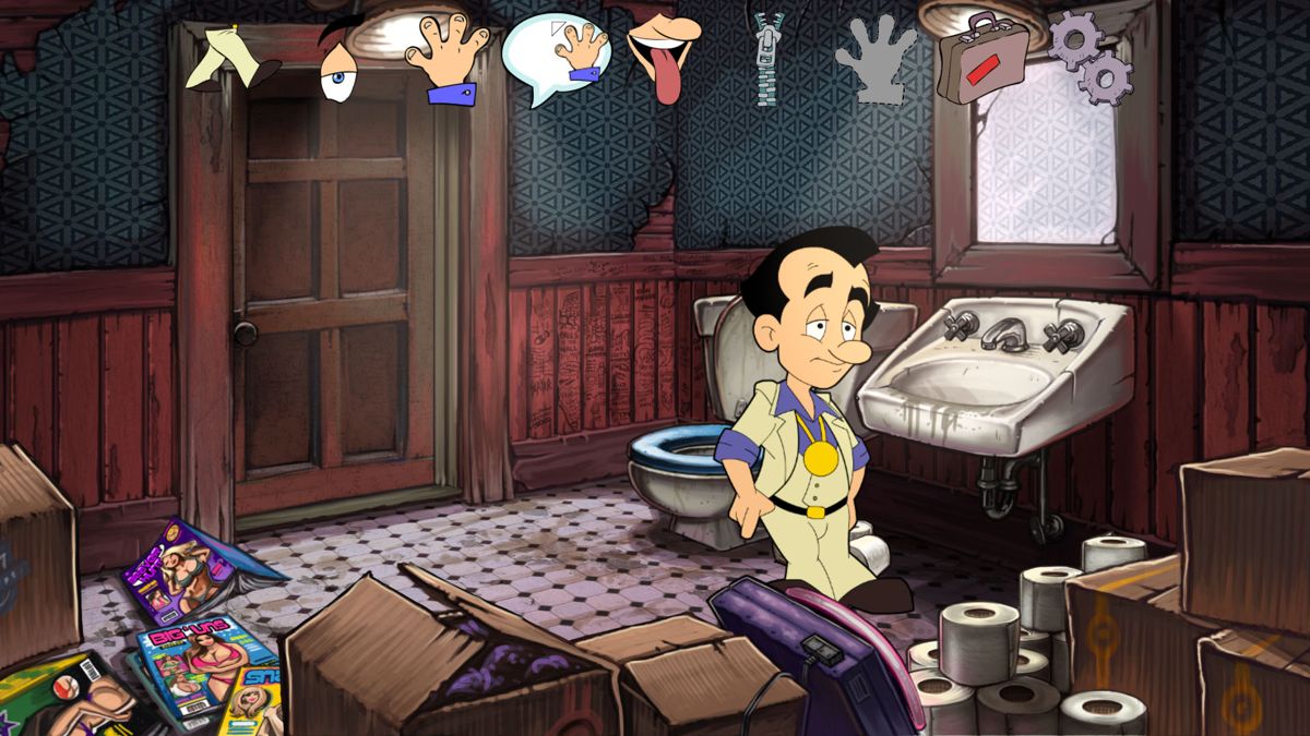 Leisure Suit Larry: Reloaded (Windows) screenshot: What a dirty place